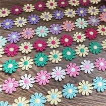 Colorful cute daisy lace water soluble polyester computer embroidery handmade decoration accessories dance clothing accessories
