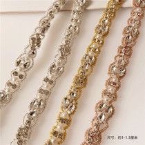 New Water Drill Strips Hand Stitches Drilling Accessories Wedding Dress Accessories Wedding dress Belts Accessories for Bright Drilling Accessories