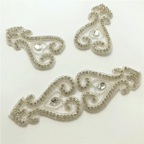 New clothing decoration flower rhinestone decals wedding dress diamond accessories dance clothing DIY handmade accessories materials