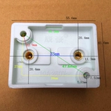 Бесплатная доставка резиновая деревянная розетка с двойным использованием диод два плоских отверстия для ног