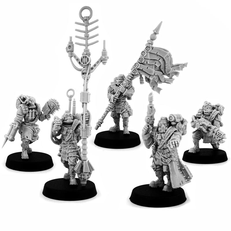 Wargame Exclusive Imperial Guard IMPERIAL DEAD DOGS command SQUAD