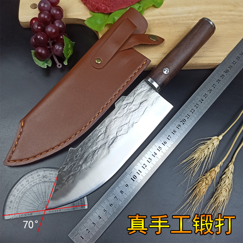 Longquan kitchen knife hand-forged stainless steel knife household ultra-fast sharp shredding kitchen chef special knife