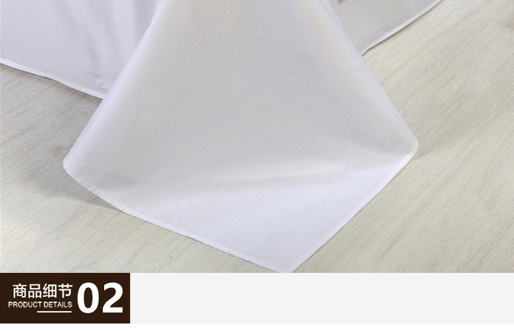 Khách sạn khách sạn bộ đồ giường linen cotton mã hóa dày tinh khiết trắng satin sheets giường tùy chỉnh bán buôn