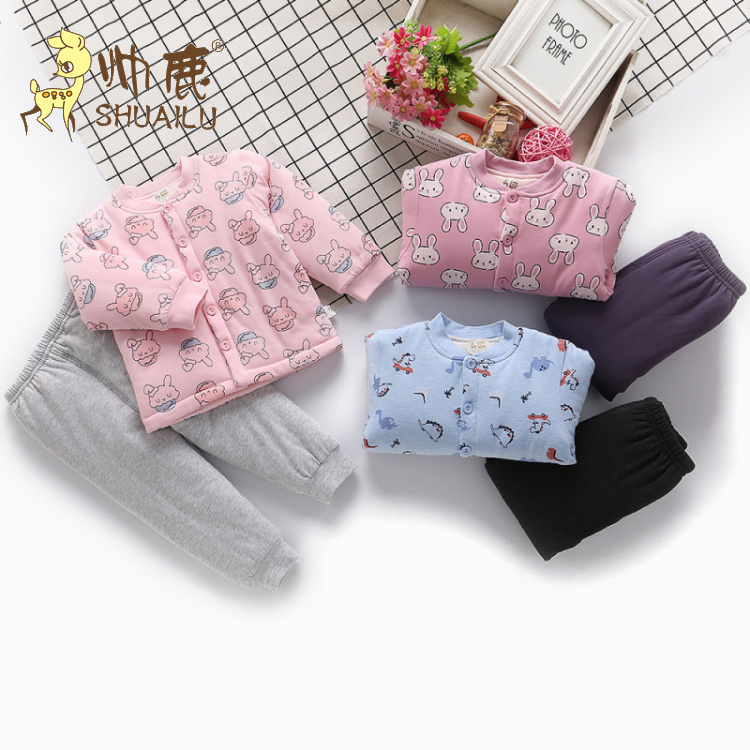 Antarctic cotton cotton clothes 1 - 7 years old boy and girl baby cotton cotton clothes for handsome deer autumn winter new baby in autumn and winter