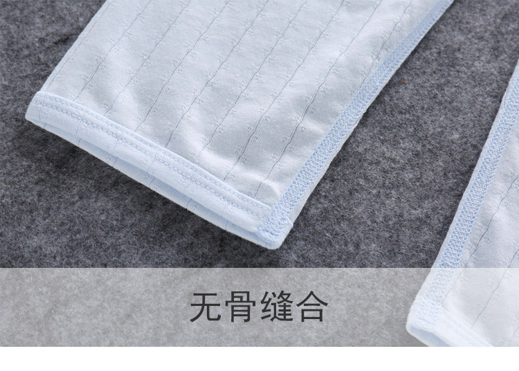 Đẹp trai hươu cotton bé quần áo trẻ em phần mỏng nửa tay áo mở quần phù hợp với nam giới và phụ nữ bé điều hòa không khí quần áo mùa hè quần áo