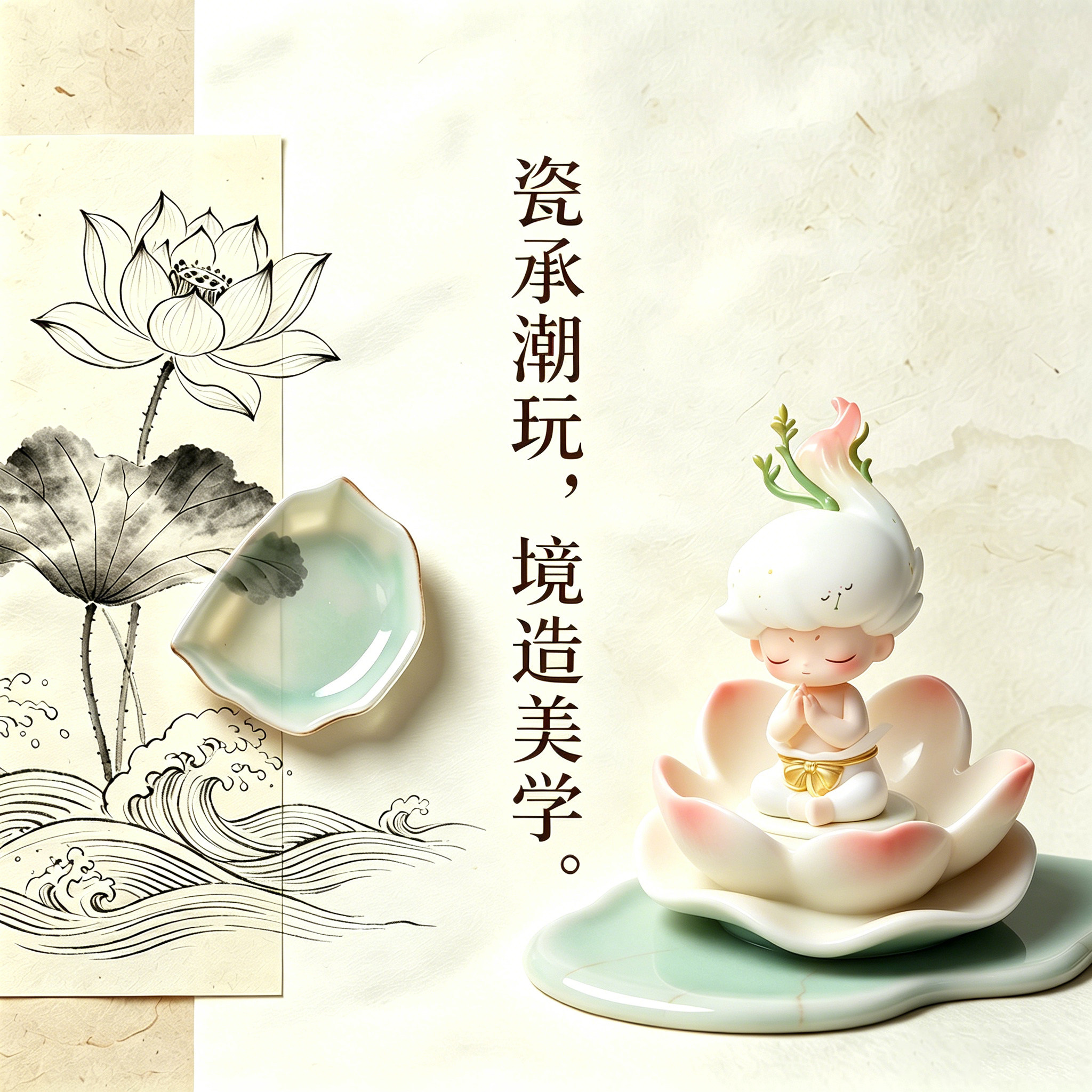 天恒陶瓷摆件