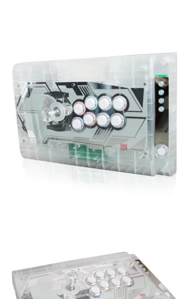 Boxing Q2-GSC LED chói mát nhập ba và 97 phím điều khiển trò chơi máy tính đấm bốc - Cần điều khiển tay cầm không dây