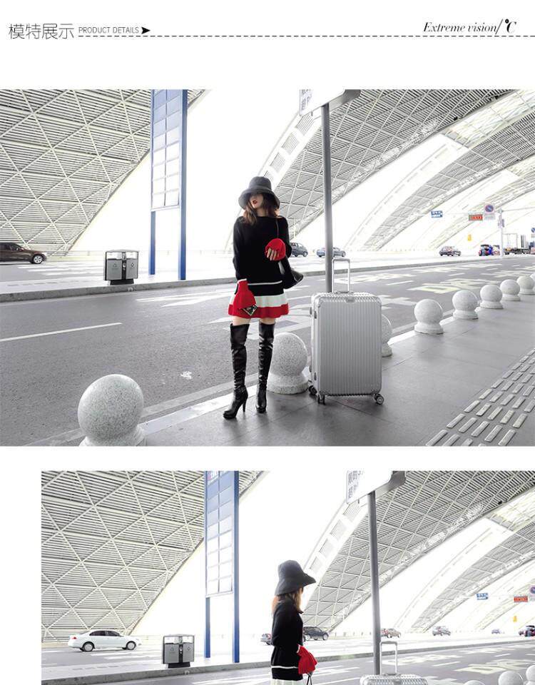 Сапоги 2023秋冬新款高跟骑士靴甜美粗跟过膝靴防水台高筒靴女超长筒靴子 Hung on the Yun