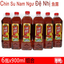 Vietnam Chin Su Nam Ngu De Nhi Fish Sauce Plastic bottle 6 bottles x900m combination