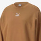 PUMA Sweater Women's 2024 Winter New Style Plush Warm Casual Knitted Pullover 537565-74