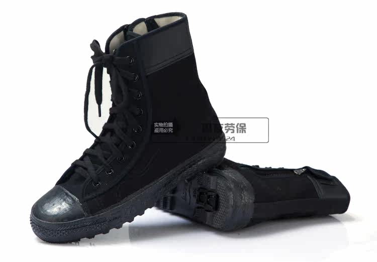 Bottes militaires en toile - porter - Ref 1400066 Image 10