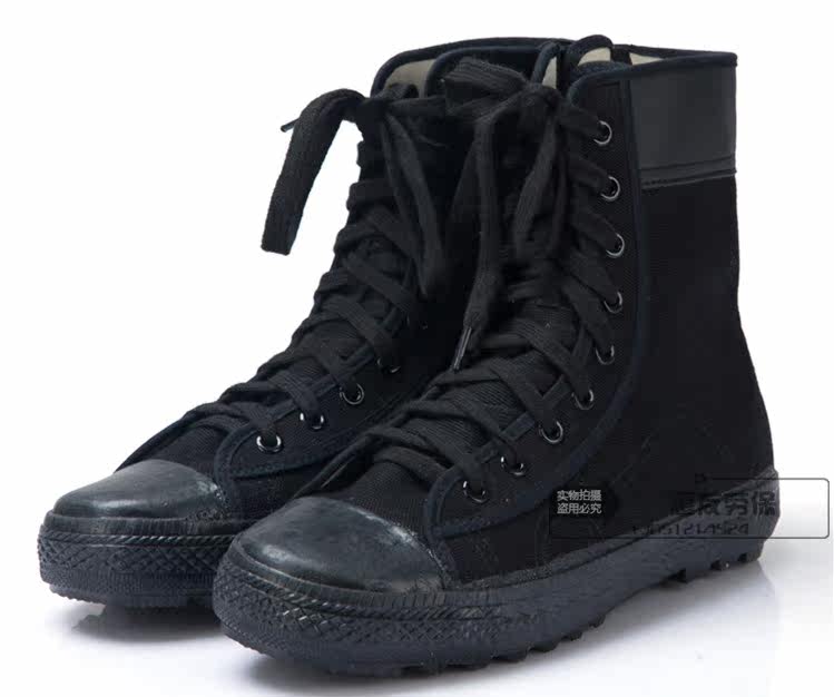 Bottes militaires en toile - porter - Ref 1400066 Image 8