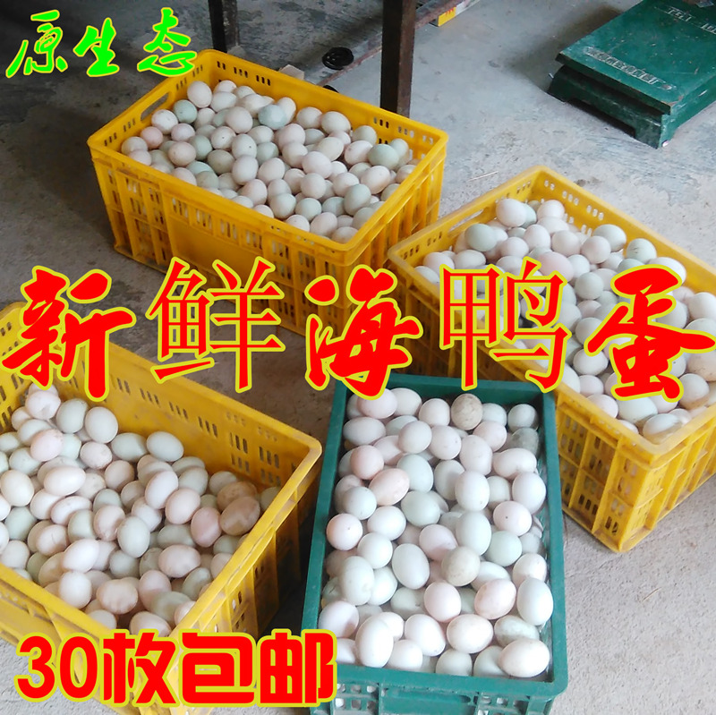 Fresh red hearts sea duck eggs lush name Electric white specie Rice Refreshments Steamed Denier Green Shell Egg Yolk A Box 30 