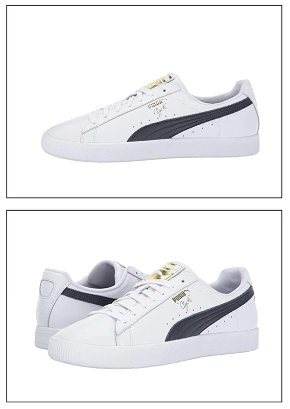 Hoa Kỳ mua giày cao gót nam màu trắng PUMA CLYDE MID CORE FOIL Giày thông thường 365802-04