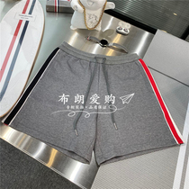 Japanese Thom casual five-point pants Browne double side webbing TB shorts for men and women couples Joker sweatpants