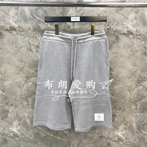 ThomBrowne five-point pants Joker sweatpants Jacquard dark pattern men and women couples loose TB shorts