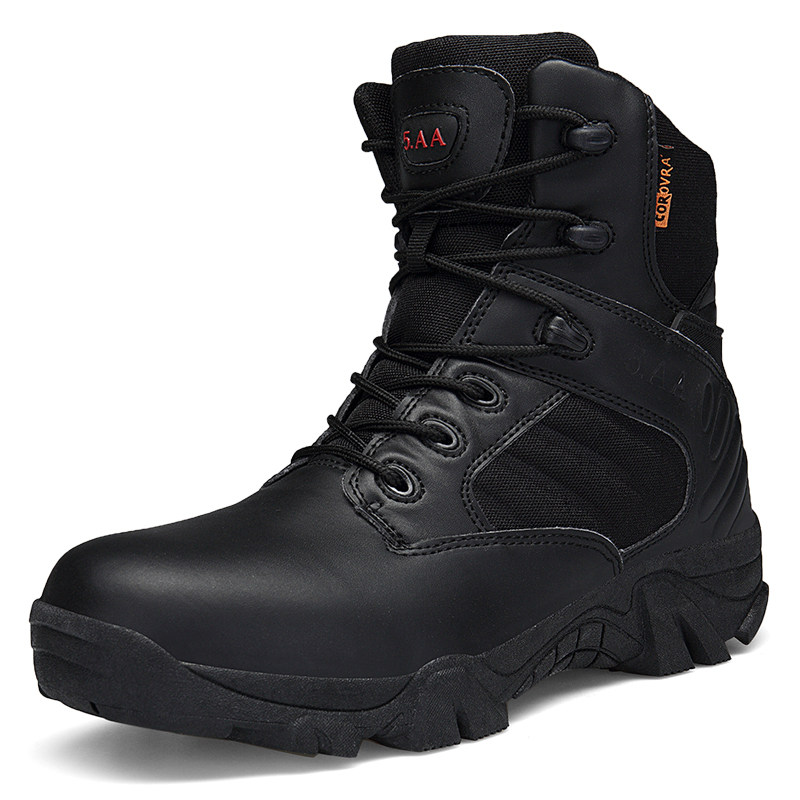 Delta tooling outdoor all black autumn combat boots 511 desert boots leather Martin boots British high-top shoes