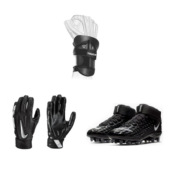 American Football Lineman Lineman Equipment Set