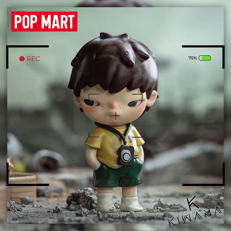 POPMART Bubble Mart Hirrono Forgive City Series Okuno 3rd Generation Blind Box Gift Box Handwriting Gift