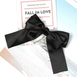 亦美珊 Аксессуар для волос с бантиком, заколка для волос, черные шпильки для волос, популярно в интернете