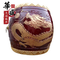 The treasure of the town shop 6 5-inch 60 and 80cm hand-carved war drum relief cowhide drum treble drum