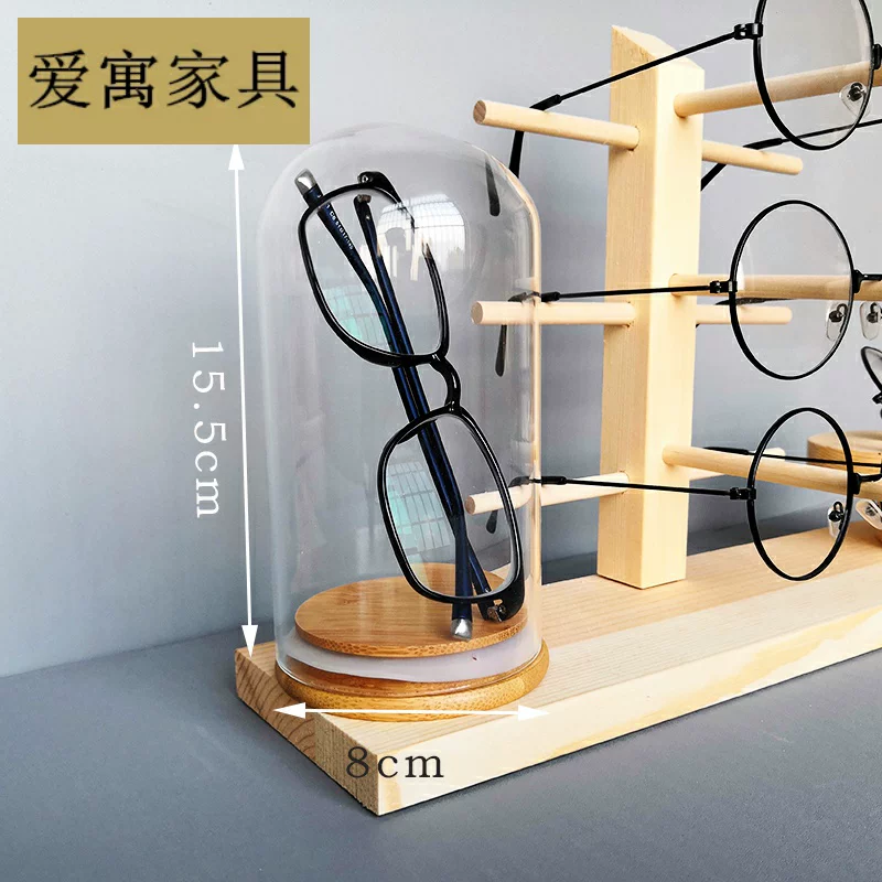 High-end glasses, stand, creative glass sunglasses