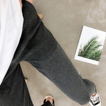 2021 autumn and winter New miss juju women wear cotton pocket thread leg leg leggings leggings women