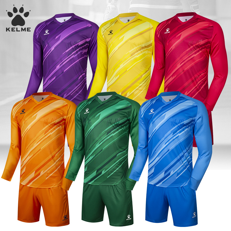 KELME Kalmei goalkeeper suit long-sleeved gantry suit goalkeeper football match training protective clothing