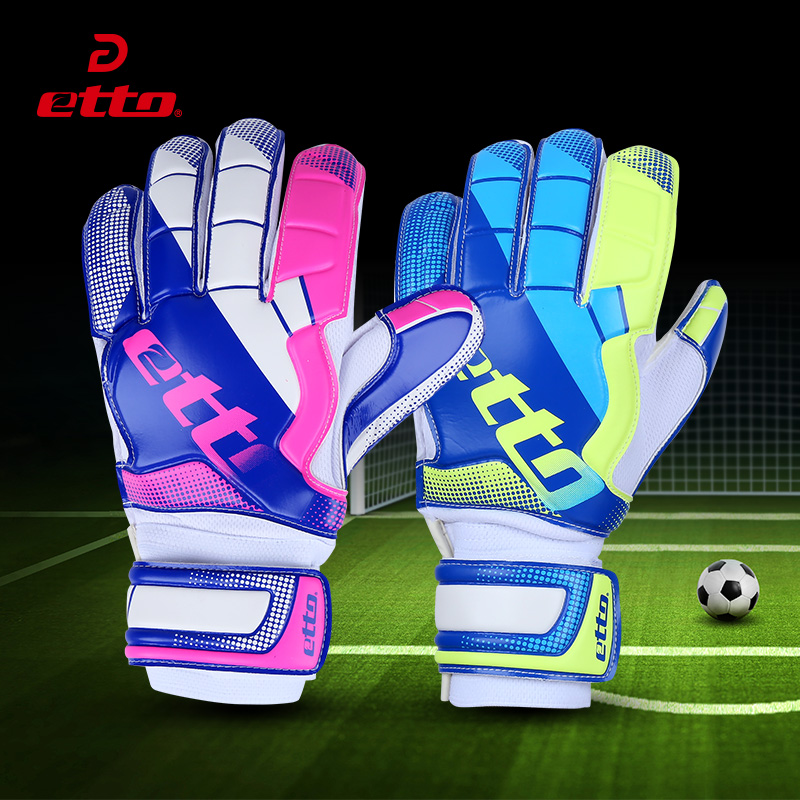 etto English passer-by goalkeeper gloves football goalkeeper gloves with finger guard goalkeeper gloves anti-slip abrasion resistant gloves-Taobao