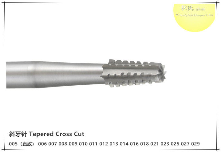 Oblique needle mace Germany KOMET imported carving nozzle Metal bone wood core carving milling cutter Jewelry tools 38#