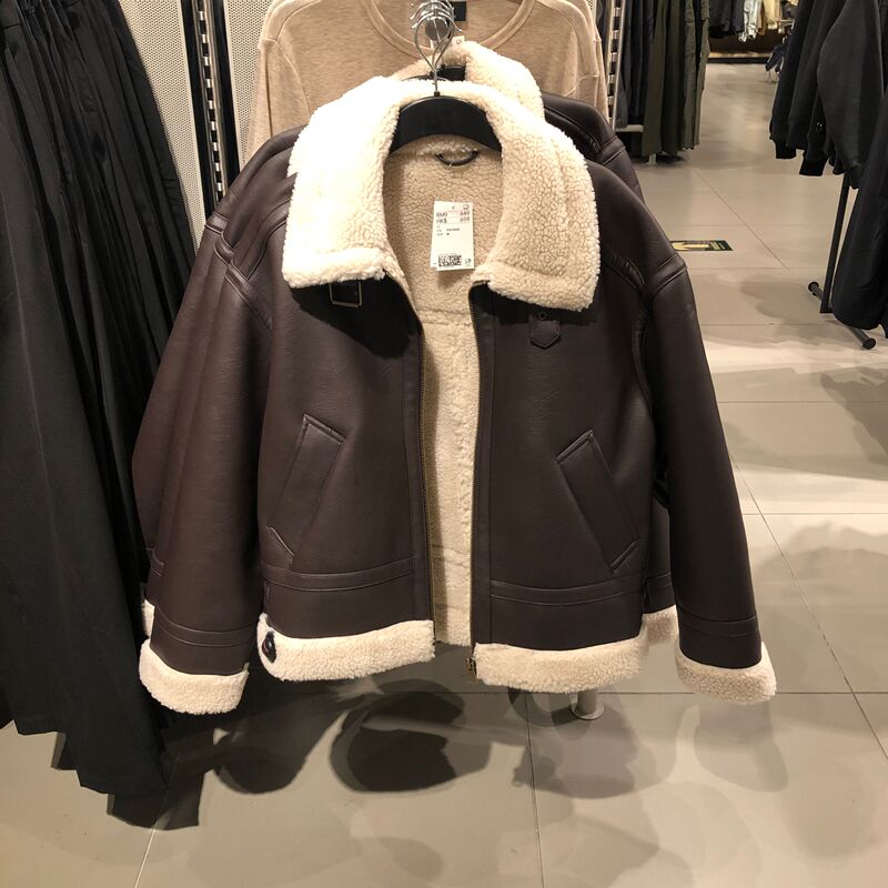 H Store Genuine Men's Jacket 25 Winter New Soft Teddy Velvet Bomber Jacket 1295772