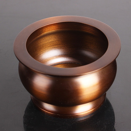 Copper Incense Furnace Pure Copper Sandalwood Stove Big lavender Incense Stove for Buddhist Incense Incense Stove Ring Incense Stove Home Buddhist Supplies