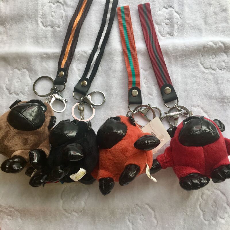 Gorilla Plush Keychain Small Creative Large Black Gorilla Car Bag Pendant King Kong Plush Toy