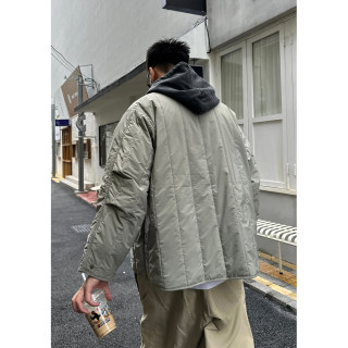 Batterup round neck autumn and winter loose warm cotton coat