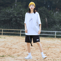 Jenny NASA white t-shirt womens spring and summer loose simple casual T-shirt students wild short-sleeved top tide