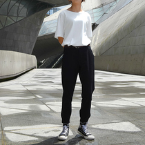 Jenny NASA overalls womens handsome summer loose casual versatile thin pants Small feet tie-up pants shrink feet