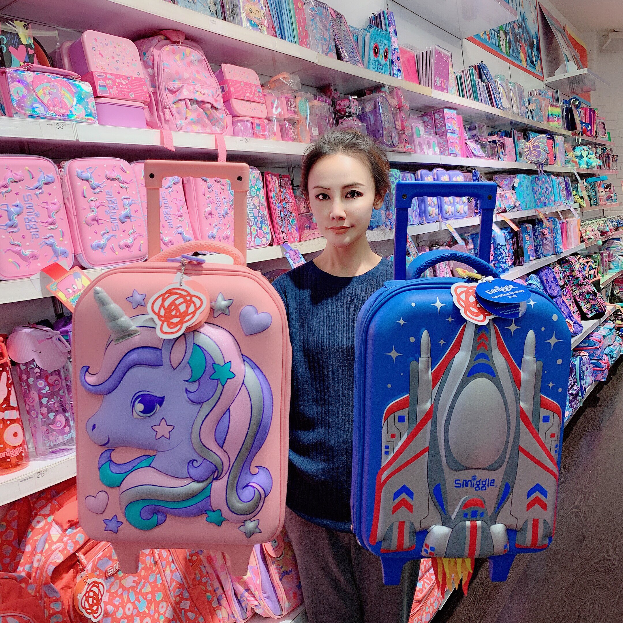 Children's Day gifts Australia Smaggle male girl cute travel Rover box carrying bag unicorn can get on a plane