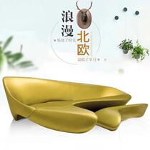 Nordic designer FRP Zaha Moon Sofa Hotel Creative Reception of Simple Modern Current Curved Sofa