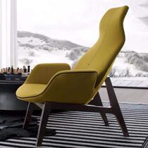 Modern minimal personality chair Ventura lounge chair mode room FRP Nordic designer light luxury chair