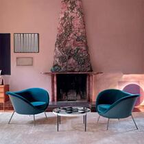 Nordic wind design minimalist art chair creative luxury chair glass steel single person sofa heart chair