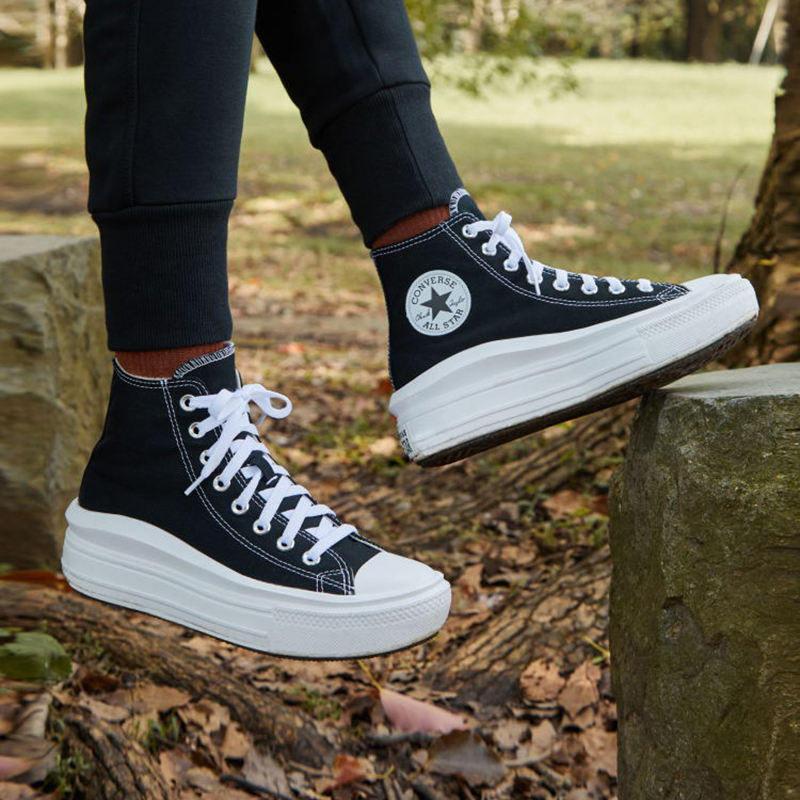 Converse Women's All Star Move Thick-Soled Sports Casual Canvas Shoes 568497C 570256C