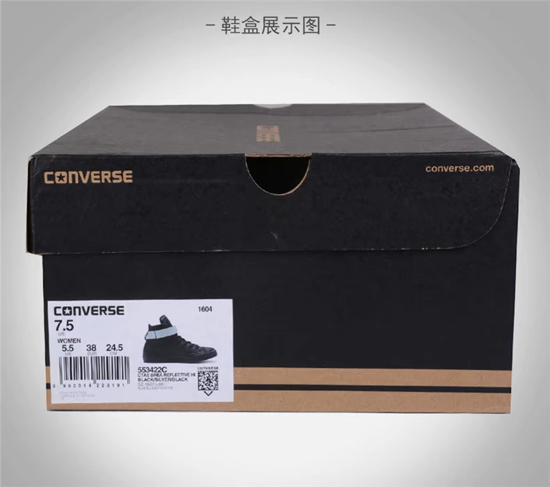 Giày Converse Converse nữ 18 giày cao cấp mới khóa giày da thường mẫu giày thể thao nữ đẹp