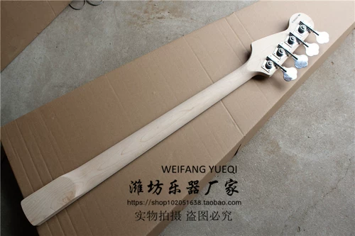 Flyoung Jazz Bass 4 Strough Schndromes Boda Maple Kini Kaski Rose White Food Вы можете принести кнопку фортепиано