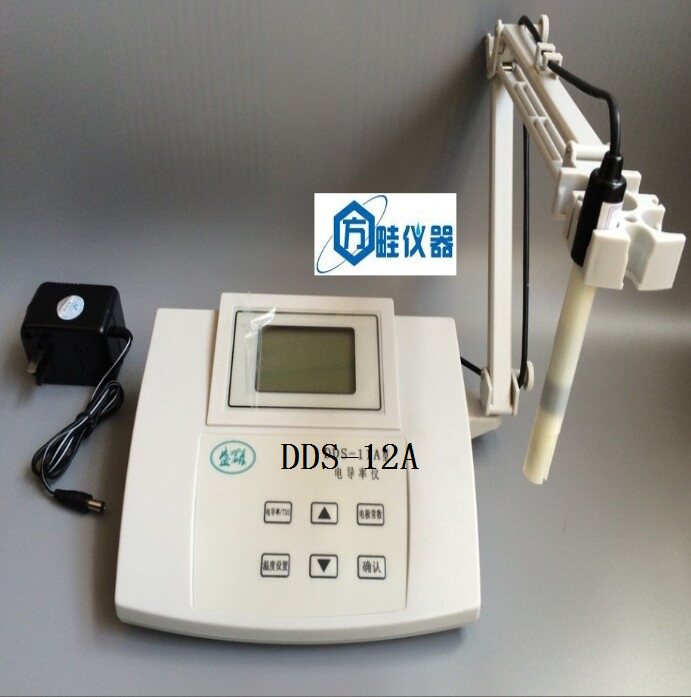 Shanghai DDS-307 type precision conductivity meter DDS-12A desktop conductivity meter conductance instrument