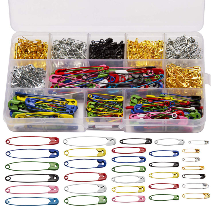 Color combination 500 sets multi - specifications large pin - shaped pin - shaped pin clothing sling tab