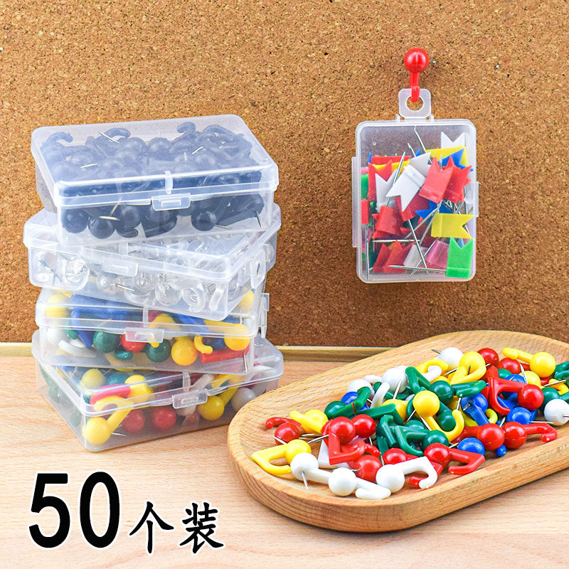 Black and white color artificial word nail creative hook picture nail soft wooden board message nail photo wall fixing small picture nail 50 only