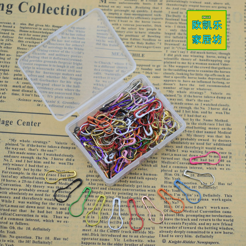 500 packs of colorful gourd-shaped pins small paint tag hanging rope clothes fixed pin small close pin buckle pin