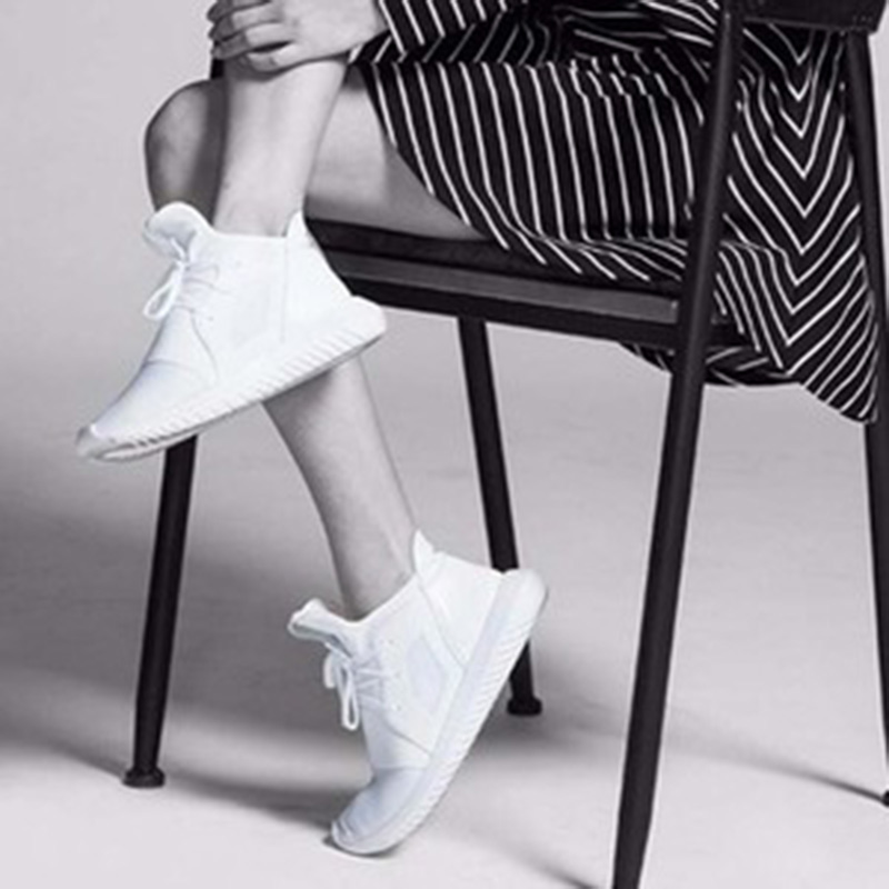 Adidas clover Tubular nhỏ dừa cao nữ giày thường chạy giày S75250 S75249 top giày sneaker nam