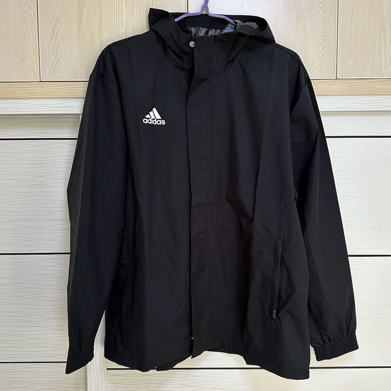 B-Grade Adidas Men's Autumn Thin Outdoor Jacket Sports Training Loose Hooded Jacket Ik4010