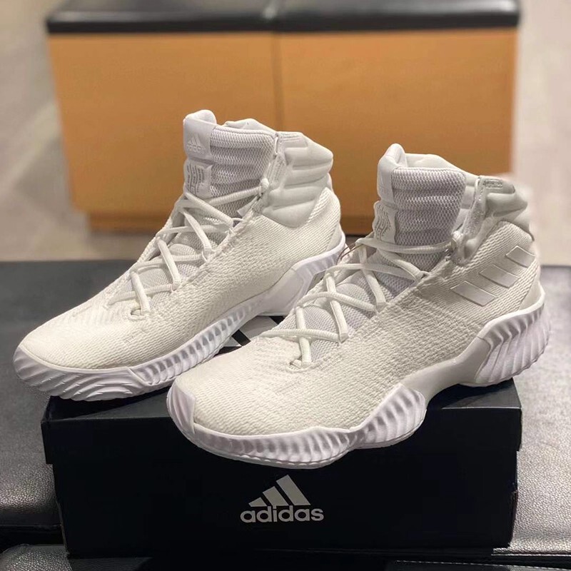 Adidas Pro Bounce Wear-Resistant Cushioning High-Top Anti-Slip Basketball Shoes Fw0902